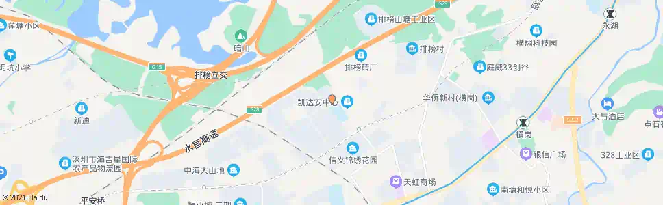 深圳悦心园_公交站地图_深圳公交_妙搜公交查询2025