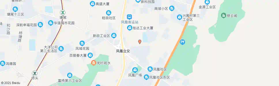深圳凤凰小学2_公交站地图_深圳公交_妙搜公交查询2025