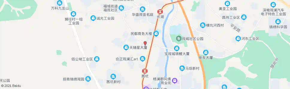 深圳福民派出所_公交站地图_深圳公交_妙搜公交查询2025