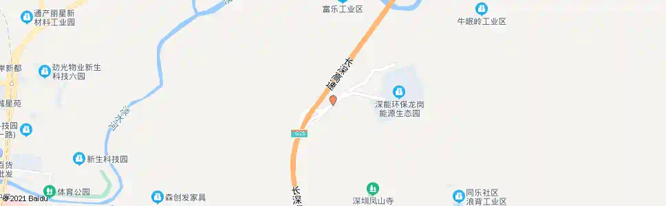 深圳三四号收费站_公交站地图_深圳公交_妙搜公交查询2025