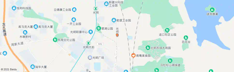 深圳光明迳口村_公交站地图_深圳公交_妙搜公交查询2025