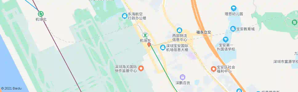 深圳机场路口_公交站地图_深圳公交_妙搜公交查询2025