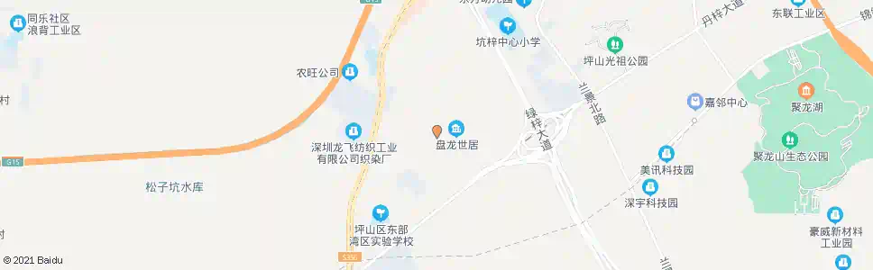 深圳老坑幼儿园_公交站地图_深圳公交_妙搜公交查询2025