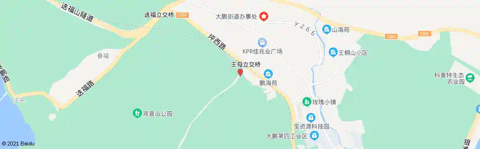 深圳观音山_公交站地图_深圳公交_妙搜公交查询2025