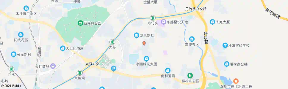 深圳荔枝花园_公交站地图_深圳公交_妙搜公交查询2025