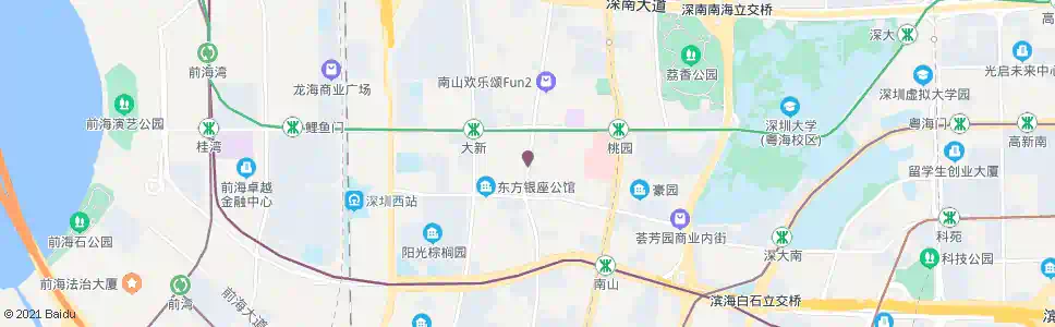 深圳田厦村_公交站地图_深圳公交_妙搜公交查询2025