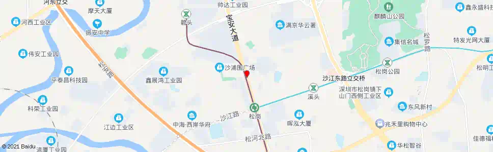 深圳沙浦_公交站地图_深圳公交_妙搜公交查询2025