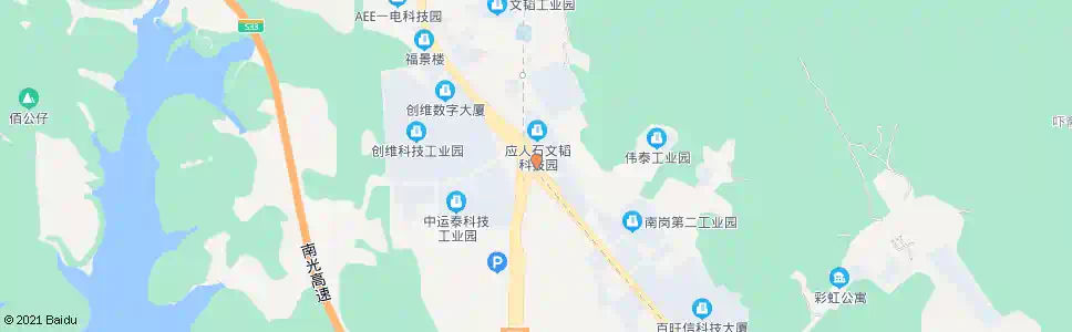 深圳应人石路口_公交站地图_深圳公交_妙搜公交查询2025