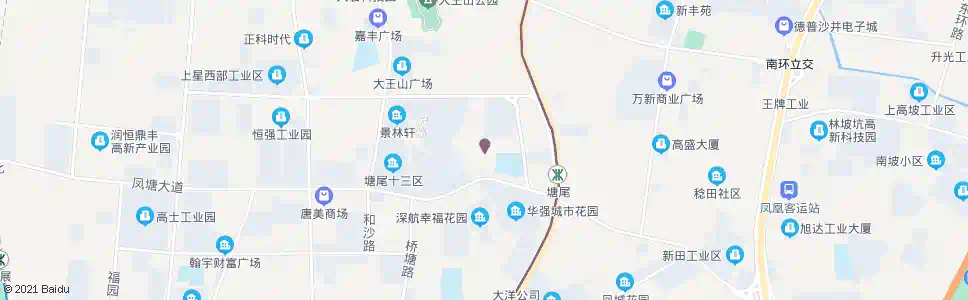 深圳塘尾派出所_公交站地图_深圳公交_妙搜公交查询2025