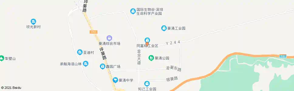 深圳葵涌村委_公交站地图_深圳公交_妙搜公交查询2025