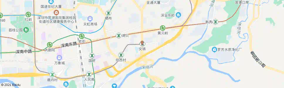 深圳文锦站_公交站地图_深圳公交_妙搜公交查询2025