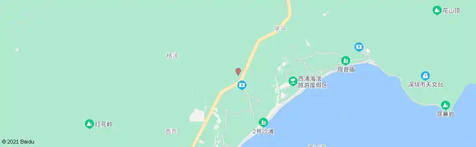 深圳西涌华侨学校_公交站地图_深圳公交_妙搜公交查询2025