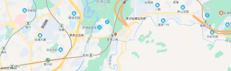 深圳莲塘2_公交站地图_深圳公交_妙搜公交查询2025
