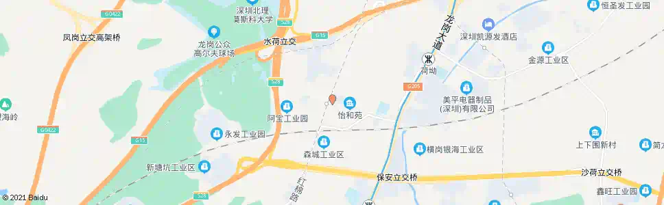 深圳坳背市场_公交站地图_深圳公交_妙搜公交查询2025