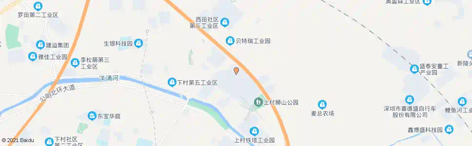 深圳上村莲塘_公交站地图_深圳公交_妙搜公交查询2025