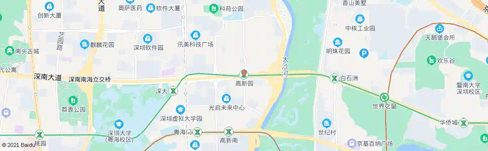 深圳高新园站_公交站地图_深圳公交_妙搜公交查询2025