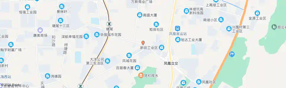 深圳大洋田工业区_公交站地图_深圳公交_妙搜公交查询2025