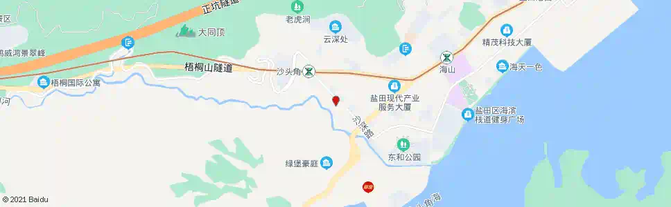深圳海关盐田基地_公交站地图_深圳公交_妙搜公交查询2025