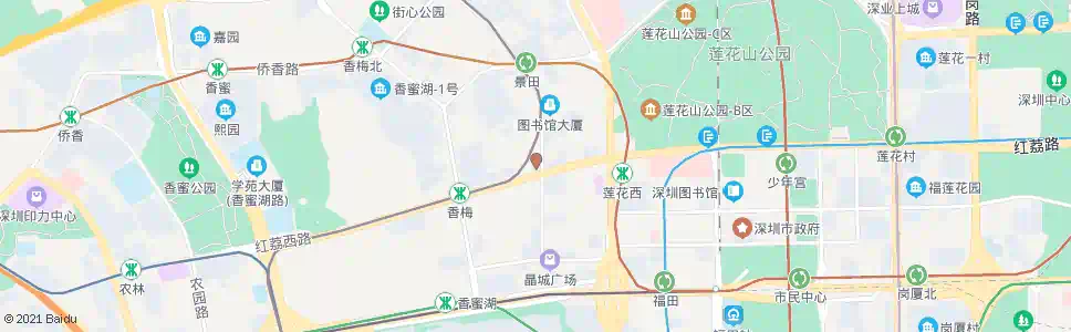 深圳鲁班大厦1_公交站地图_深圳公交_妙搜公交查询2025