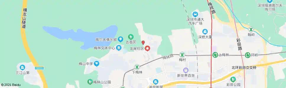 深圳山水居_公交站地图_深圳公交_妙搜公交查询2025