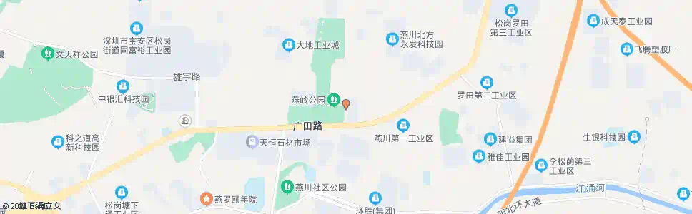 深圳燕岭公园_公交站地图_深圳公交_妙搜公交查询2025