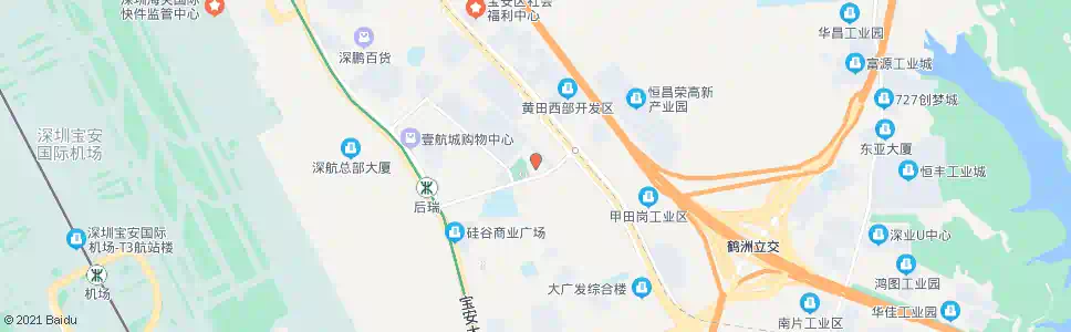 深圳黄田幼儿园_公交站地图_深圳公交_妙搜公交查询2025