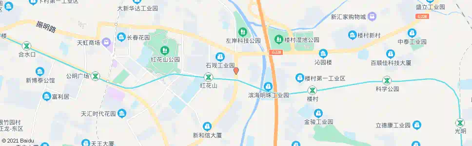 深圳龙大高速公明路口_公交站地图_深圳公交_妙搜公交查询2025