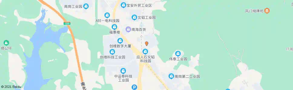 深圳应人石新村_公交站地图_深圳公交_妙搜公交查询2025