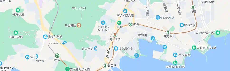 深圳海上世界_公交站地图_深圳公交_妙搜公交查询2025