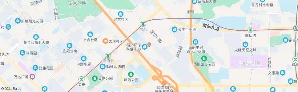 深圳庭威工业园_公交站地图_深圳公交_妙搜公交查询2025