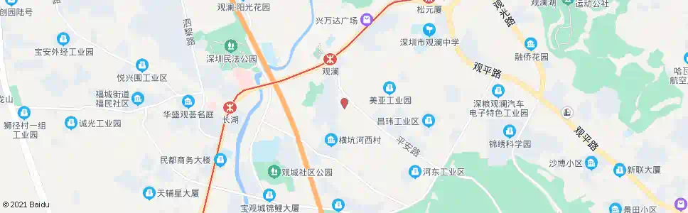 深圳横坑村_公交站地图_深圳公交_妙搜公交查询2025