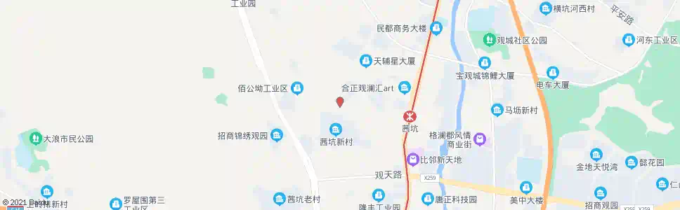 深圳茜坑新村路口_公交站地图_深圳公交_妙搜公交查询2025
