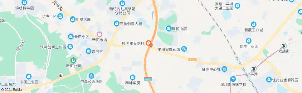 深圳嘉湖路口_公交站地图_深圳公交_妙搜公交查询2025