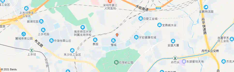 深圳M271停车场(布吉慢城)_公交站地图_深圳公交_妙搜公交查询2025