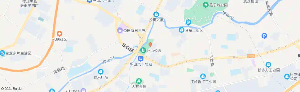 深圳坪山电子城1_公交站地图_深圳公交_妙搜公交查询2025