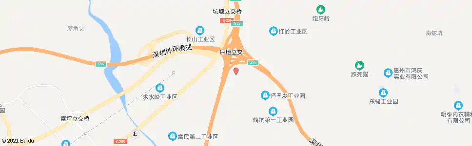 深圳吉坑路口_公交站地图_深圳公交_妙搜公交查询2025