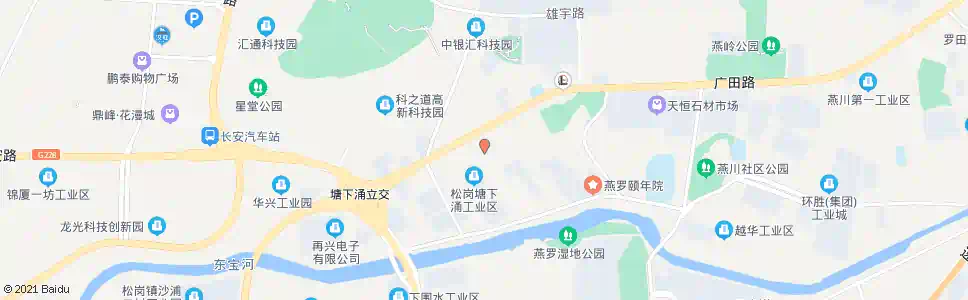 深圳塘下涌市场_公交站地图_深圳公交_妙搜公交查询2025