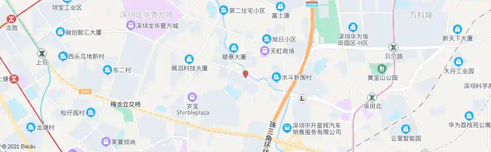 深圳上油松村_公交站地图_深圳公交_妙搜公交查询2025