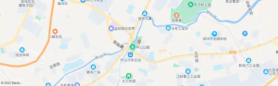 深圳坪山公安分局1_公交站地图_深圳公交_妙搜公交查询2025