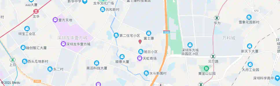 深圳第十工业区_公交站地图_深圳公交_妙搜公交查询2025