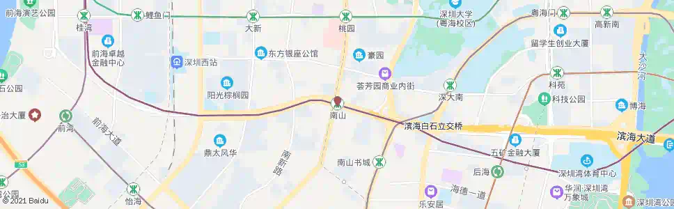 深圳盐田区南山_公交站地图_深圳公交_妙搜公交查询2025