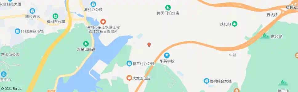 深圳新田仓库_公交站地图_深圳公交_妙搜公交查询2025