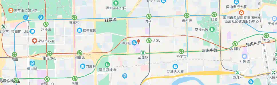 深圳赛博数码广场_公交站地图_深圳公交_妙搜公交查询2025