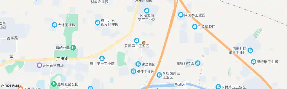 深圳正大安工业城_公交站地图_深圳公交_妙搜公交查询2025