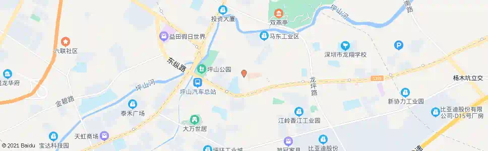 深圳坪山东门小学_公交站地图_深圳公交_妙搜公交查询2025
