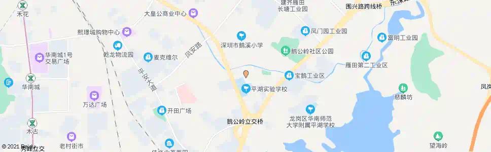 深圳鹅公岭村委_公交站地图_深圳公交_妙搜公交查询2025