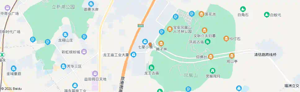 深圳福凤路南_公交站地图_深圳公交_妙搜公交查询2025