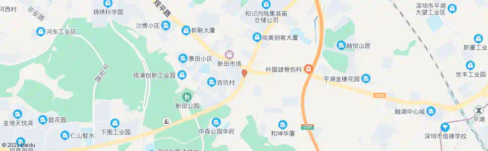 深圳新田路口_公交站地图_深圳公交_妙搜公交查询2025