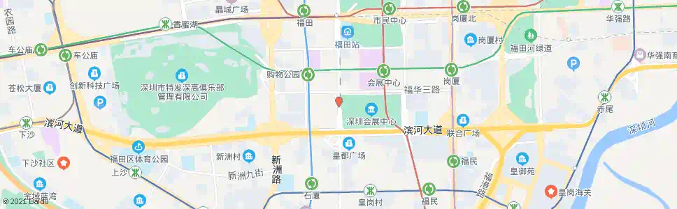 深圳益田中路_公交站地图_深圳公交_妙搜公交查询2025