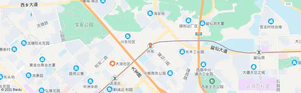 深圳兴东站_公交站地图_深圳公交_妙搜公交查询2025